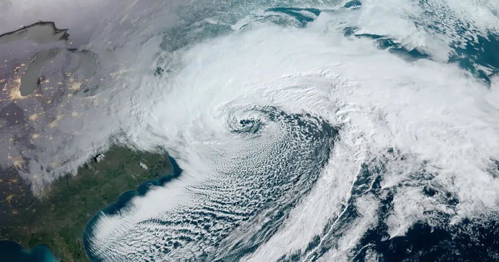 Satellite Photos Show the Scale of This Week’s Historically Powerful Nor’Easter