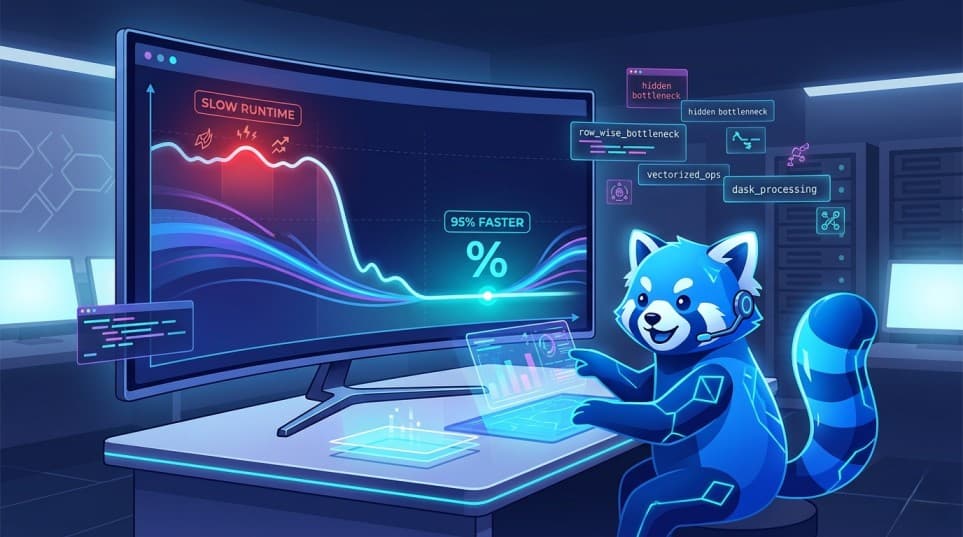 I Reduced My Pandas Runtime by 95% — Here’s What I Was Doing Wrong