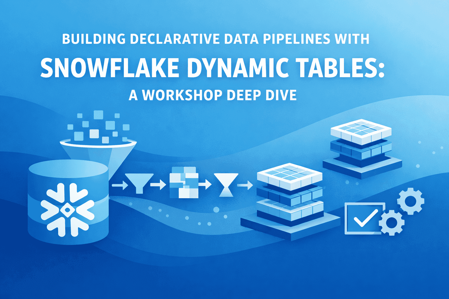 Building Declarative Data Pipelines with Snowflake Dynamic Tables: A Workshop Deep Dive